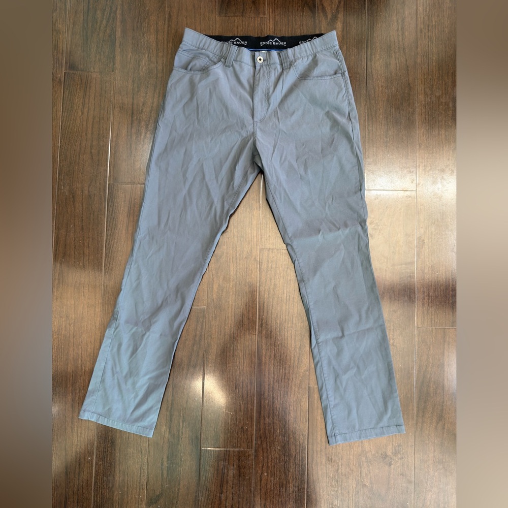 Eddie Bauer Men's Slate Chinos